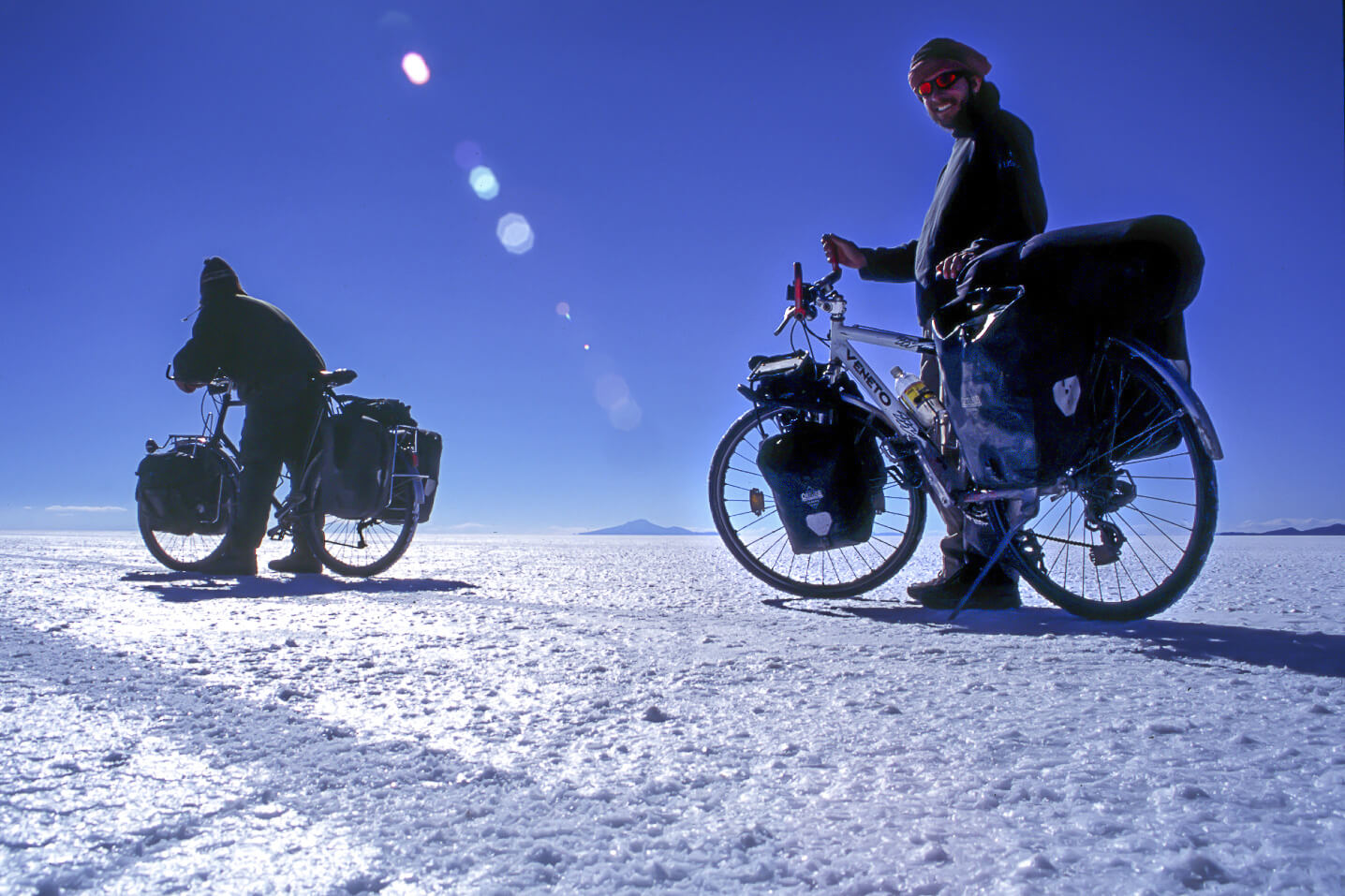 Tour du monde à vélo - dans le salar d'Uyuni
