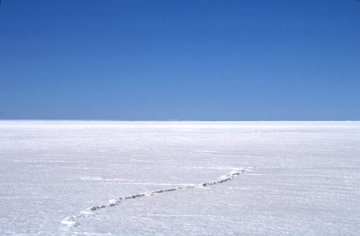 L'horizon du salar d'Uyuni
