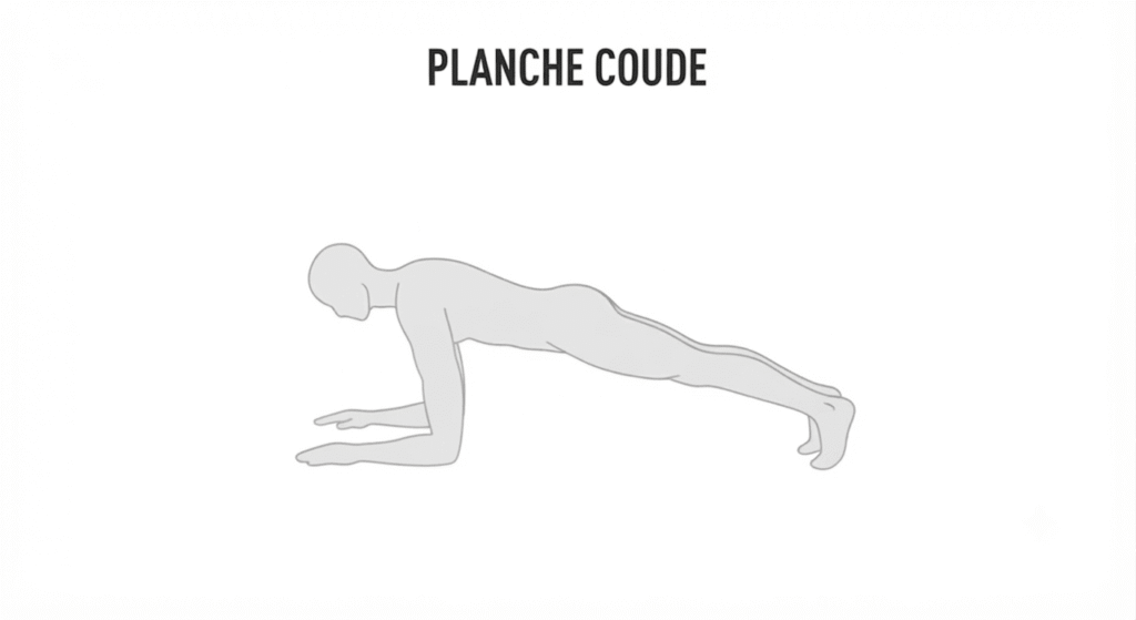Préparation physique proba AMM - planche coude